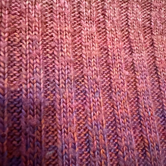 Coldwater Creek Ombre Ribbed Turtleneck Sweater XL Boho Cozy Core Fall Earthy - Picture 4 of 4